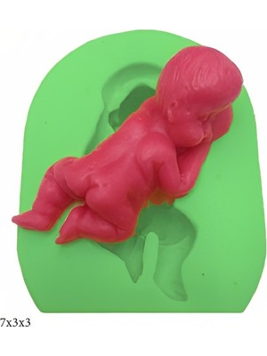 Butedo Dekoratif Kenar Şeklinde Silikon Şeker Hamuru Sabun ve Mum Kalıbı