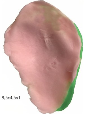 Butedo Dekoratif Kenar Şeklinde Silikon Şeker Hamuru Sabun ve Mum Kalıbı