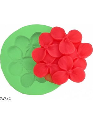 Butedo Dekoratif Kenar Şeklinde Silikon Şeker Hamuru Sabun ve Mum Kalıbı