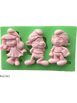 Butedo Dekoratif Kenar Şeklinde Silikon Şeker Hamuru Sabun ve Mum Kalıbı