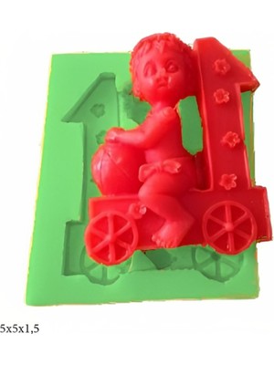 Butedo Dekoratif Kenar Şeklinde Silikon Şeker Hamuru Sabun ve Mum Kalıbı