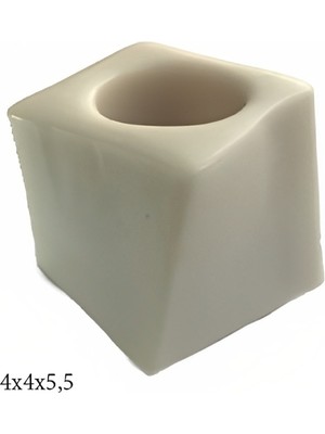 Butedo Beton Grubu Silikon Şeker Hamuru Dekor,sabun, Saksı ve Mum Kalıbı