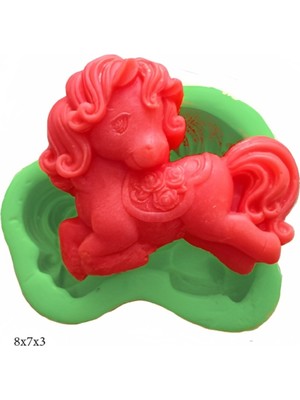 Butedo Dekoratif Kenar Şeklinde Silikon Şeker Hamuru Sabun ve Mum Kalıbı