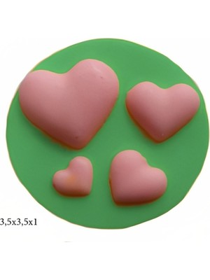 Butedo Dekoratif Kenar Şeklinde Silikon Şeker Hamuru Sabun ve Mum Kalıbı