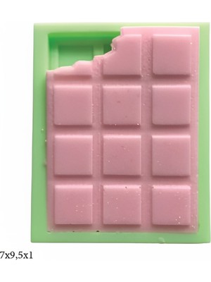 Butedo Dekoratif Kenar Şeklinde Silikon Şeker Hamuru Sabun ve Mum Kalıbı