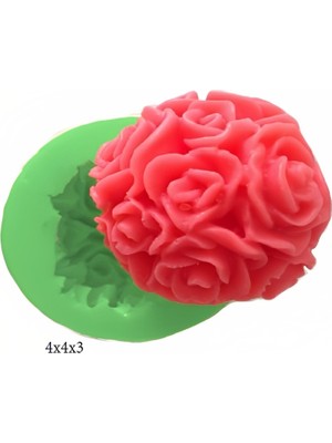 Butedo Çiçek Modelleri Silikon Şeker Hamuru Sabun ve Mum Kalıbı