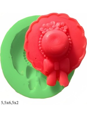 Butedo Dekoratif Kenar Şeklinde Silikon Şeker Hamuru Sabun ve Mum Kalıbı