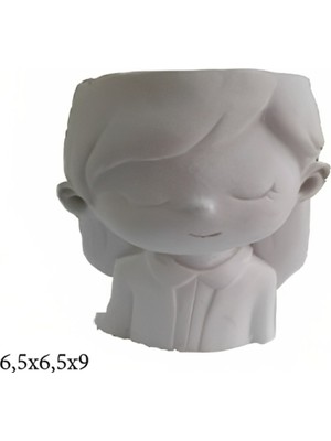 Butedo Beton Grubu Silikon Şeker Hamuru Dekor,sabun, Saksı ve Mum Kalıbı