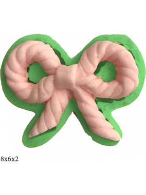 Butedo Dekoratif Kenar Şeklinde Silikon Şeker Hamuru Sabun ve Mum Kalıbı