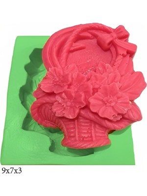 Butedo Çiçek Modelleri Silikon Şeker Hamuru Sabun ve Mum Kalıbı