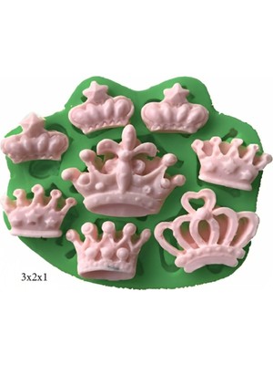 Butedo Dekoratif Kenar Şeklinde Silikon Şeker Hamuru Sabun ve Mum Kalıbı