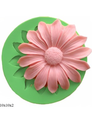 Butedo Dekoratif Kenar Şeklinde Silikon Şeker Hamuru Sabun ve Mum Kalıbı