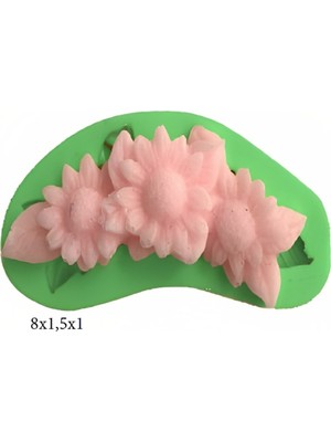Butedo Çiçek Modelleri Silikon Şeker Hamuru Sabun ve Mum Kalıbı