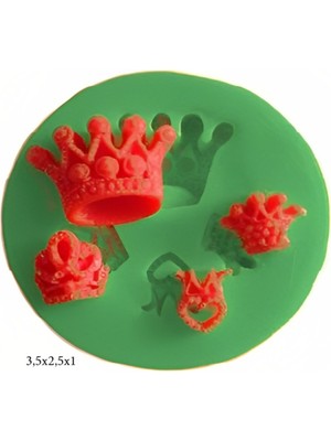 Butedo Dekoratif Kenar Şeklinde Silikon Şeker Hamuru Sabun ve Mum Kalıbı