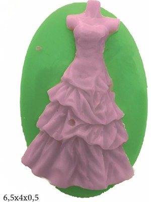 Butedo Dekoratif Kenar Şeklinde Silikon Şeker Hamuru Sabun ve Mum Kalıbı