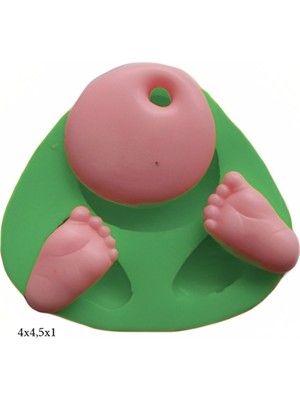 Butedo Dekoratif Kenar Şeklinde Silikon Şeker Hamuru Sabun ve Mum Kalıbı