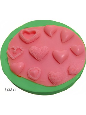 Butedo Dekoratif Kenar Şeklinde Silikon Şeker Hamuru Sabun ve Mum Kalıbı