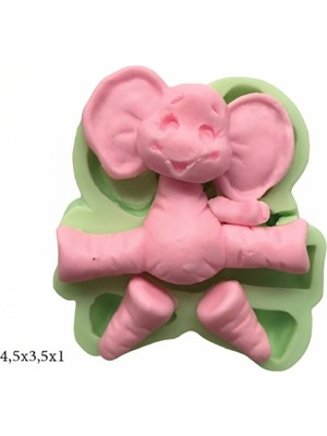 Butedo Dekoratif Kenar Şeklinde Silikon Şeker Hamuru Sabun ve Mum Kalıbı