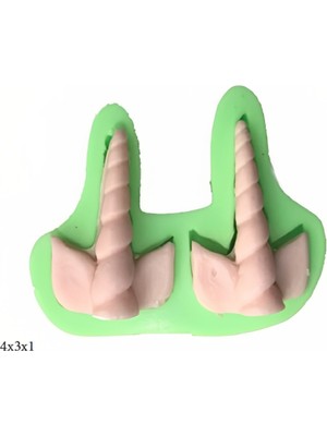 Butedo Dekoratif Kenar Şeklinde Silikon Şeker Hamuru Sabun ve Mum Kalıbı