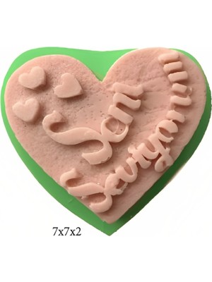 Butedo Silikon Şeker Hamuru Sabun ve Mum Kalıbı