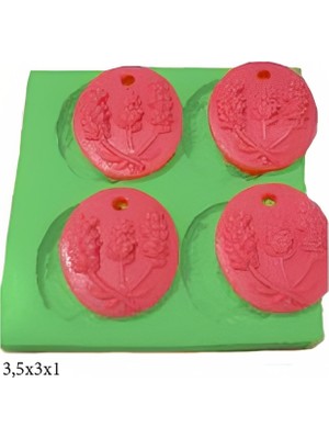 Butedo Çiçek Modelleri Silikon Şeker Hamuru Sabun ve Mum Kalıbı