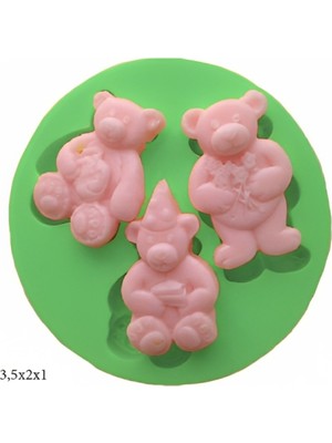 Butedo Dekoratif Kenar Şeklinde Silikon Şeker Hamuru Sabun ve Mum Kalıbı