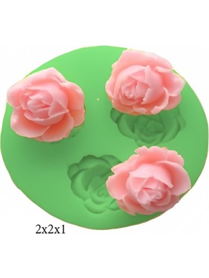 Butedo Çiçek Modelleri Silikon Şeker Hamuru Sabun ve Mum Kalıbı