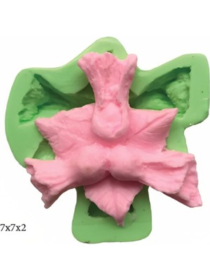 Butedo Dekoratif Kenar Şeklinde Silikon Şeker Hamuru Sabun ve Mum Kalıbı