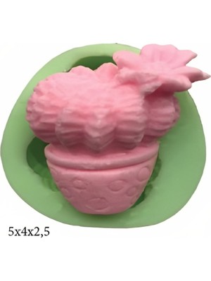 Butedo Beton Grubu Silikon Şeker Hamuru Dekor,sabun, Saksı ve Mum Kalıbı