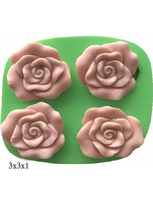 Butedo Çiçek Modelleri Silikon Şeker Hamuru Sabun ve Mum Kalıbı