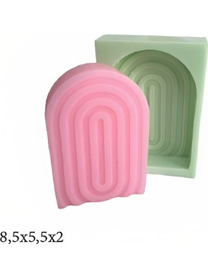 Butedo Silikon Şeker Hamuru Sabun ve Mum Kalıbı