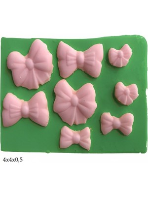 Butedo Dekoratif Kenar Şeklinde Silikon Şeker Hamuru Sabun ve Mum Kalıbı