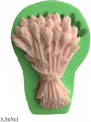 Butedo Dekoratif Kenar Şeklinde Silikon Şeker Hamuru Sabun ve Mum Kalıbı