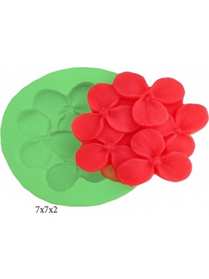 Butedo Çiçek Modelleri Silikon Şeker Hamuru Sabun ve Mum Kalıbı