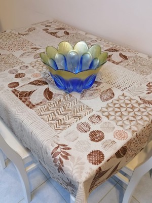 Başak Ev Tekstili Elyaflı Pvc Muşamba - Fantastik Desenli Silinebilir Masa Örtüsü