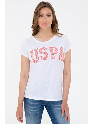 U.S. Polo Assn. Pembe Kadın T-Shirt