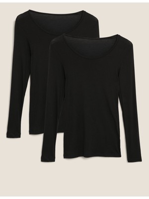 Marks & Spencer 2'li Heatgen:trade_mark: Uzun Kollu Termal Atlet Seti