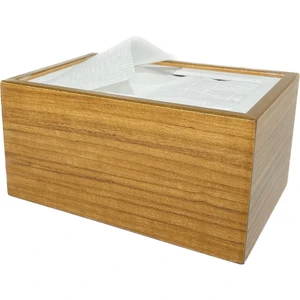 Ahşap Masaüstü Yatay Peçetelik Dispenser Afrika Ceviz 24 Adet