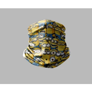 Minyonlar Tasarımlı Motorcu Buff Maske Outdoor Boyunluk Unisex Bandana