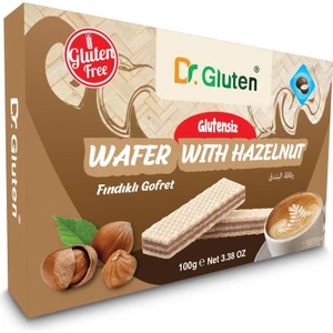 Dr. Gluten Glutensiz Fındık Krema Gofret 100 gr