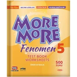 Kurmay Elt Yayınları 5. Sınıf  More More Fenomen Test Book Worksheets 2020 DK35