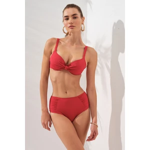 Pierre Cardin Gınger Balenli Kaplı Bikini Takım Kırmızı 231235