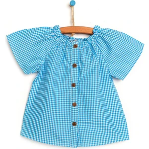 HelloBaby Basic Kız Bebek Pötikareli Gömlek Kız Bebek