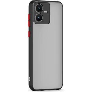 Vivo Y22S - Y22 4g London Serisi Darbeye Dayanıklı Kılıf Siyah - AL3415