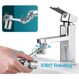 1080 Derece Dönebilen Filtreli Perlatör Musluk Ucu Lavabo Musluk Başı