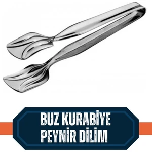 Homecare Zazzeri Çelik Buz Kurabiye Peynir Dilim Maşası 716242