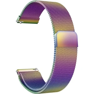 Mi Watch Color - Mi Watch -Mi Watch S1 Uyumlu Metal Hasır Kordon 22 mm