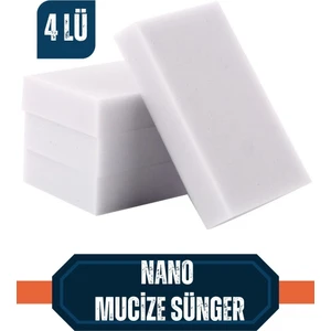 Nano 4 ADET Mucize Temizlik Süngeri 711868