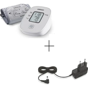 M2 Basıc HEM-7121J-E Üst Koldan Ölçer Dijital Tansiyon Aleti+ Omron Tansiyon Aleti Adaptör HNP-CM01