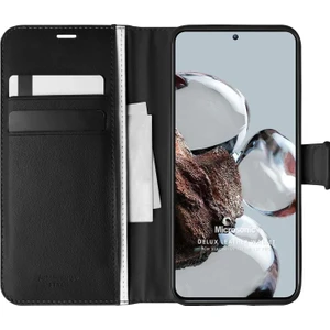 Xiaomi Mi 12T Kılıf Delux Leather Wallet Siyah